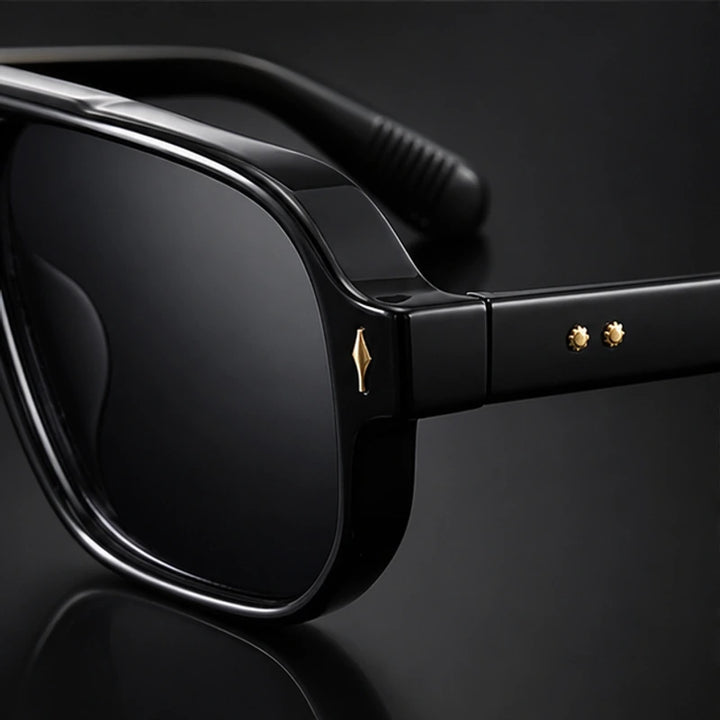 Nava Flex Sunglasses - Midnight - square frame - Brondals - Image 4