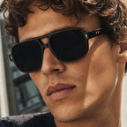 Nava Flex Sunglasses - Midnight - double bridge - Brondals - Image 5