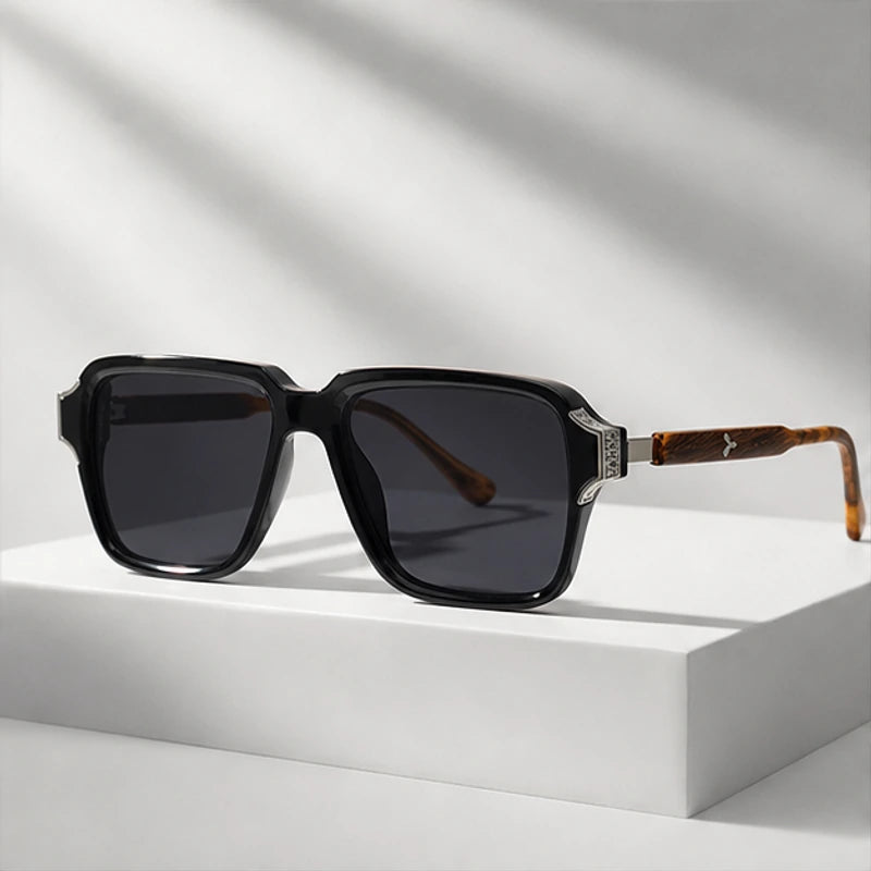 Belgravia Retro Sunglasses - Obsidian - Sunglasses - Brondals - Image 1