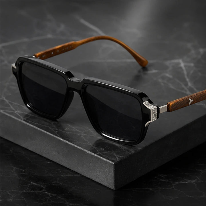 Belgravia Retro Sunglasses - Obsidian - sunglasses - Brondals - Image 2