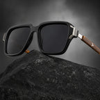 Belgravia Retro Sunglasses - Obsidian - polarized lenses - Brondals - Image 4