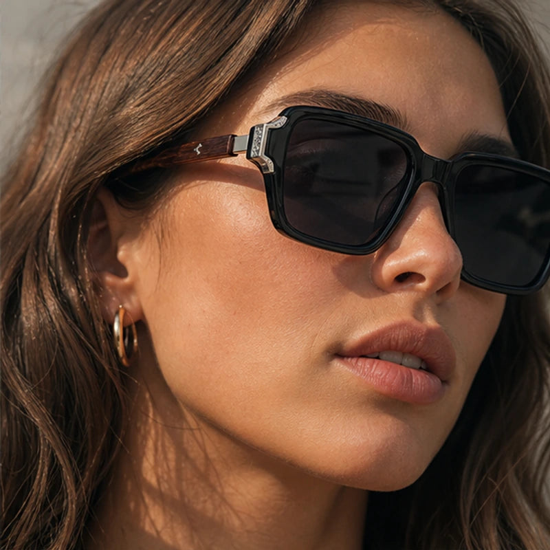 Belgravia Retro Sunglasses - Obsidian - womens sunglasses - Brondals - Image 7