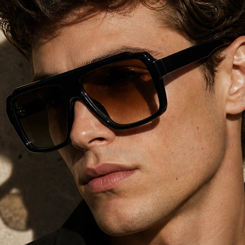 Certra Retro Sunglasses - Ironfade - oversized sunglasses - Brondals - Image 4