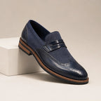 Radley Leather Brogue Loafers - Blue - Footwear > Loafers > Wingtip Brogue Loafers - Brondals - Image 1