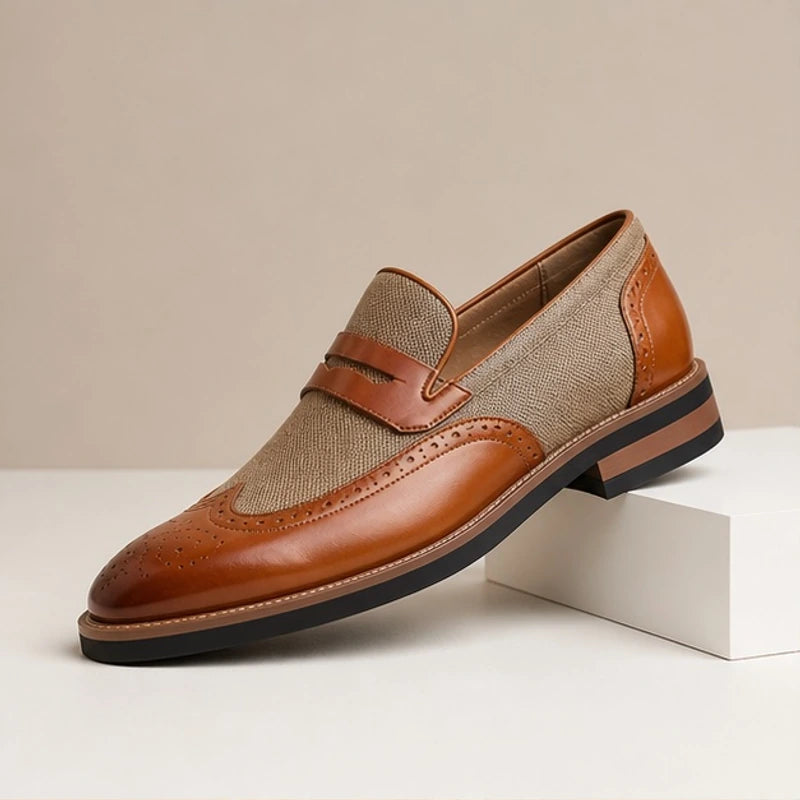Radley Leather Brogue Loafers - Brown - Footwear > Loafers > Wingtip Brogue Loafers - Brondals - Image 1