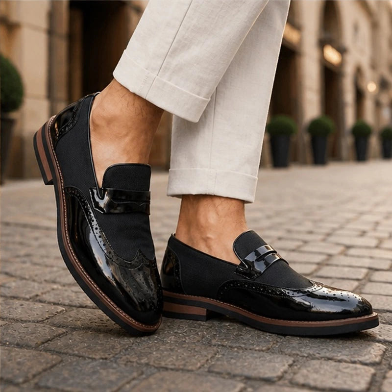 Radley Leather Brogue Loafers - Black - Flats - Brondals - Image 4