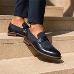 Radley Leather Brogue Loafers - Blue - mapfoot - Brondals - Image 3