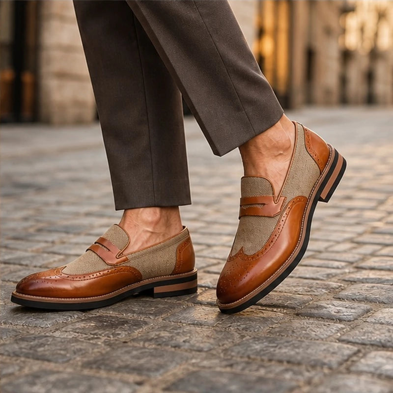 Radley Leather Brogue Loafers - Brown - mapfoot - Brondals - Image 3