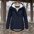 Rafaela Women's Sherpa Lined Parka - Navy - ai-processed - Brondals - Image 3