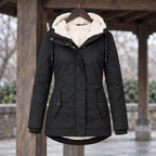 Rafaela Women's Sherpa Lined Parka - Black - ai-processed - Brondals - Image 3