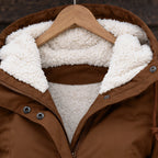 Rafaela Women's Sherpa Lined Parka - Brown - relisted - Brondals - Image 4