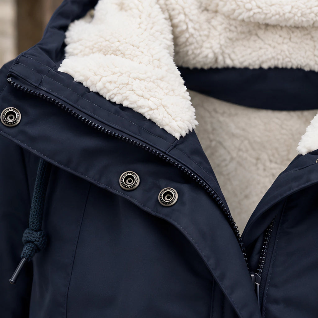 Rafaela Women's Sherpa Lined Parka - Navy - relisted - Brondals - Image 4