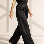 Raffaella High-Neck Sleeveless Wide-Leg Jumpsuit - Black - Women's Jumpsuit - Brondals - Image 3