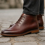 Raleigh Leather Ankle Boots - Brown - Department: Men - Brondals - Image 3