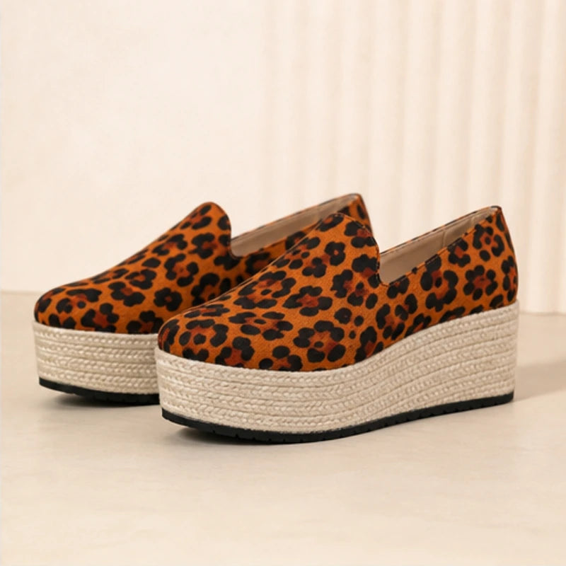 Ranella Rise Platforms - Leopard - slip-on shoes - Brondals - Image 3
