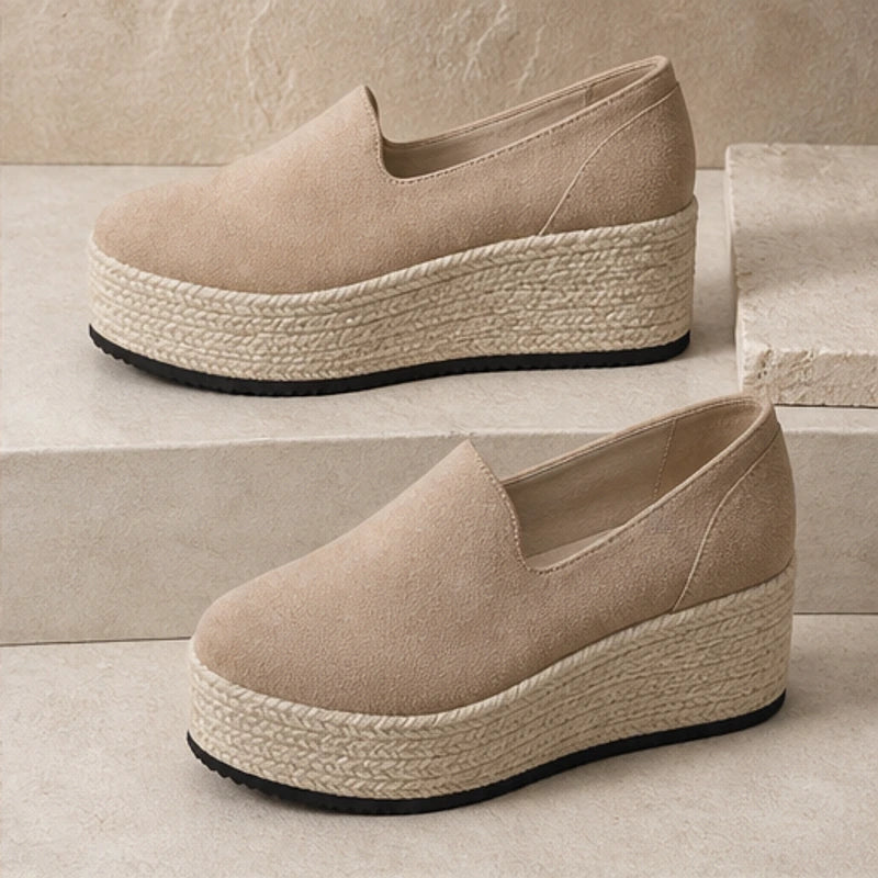 Ranella Rise Platforms - Khaki - slip-on shoes - Brondals - Image 3