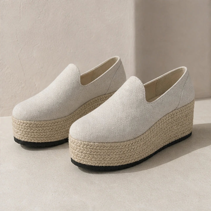 Ranella Rise Platforms - White - slip-on shoes - Brondals - Image 3