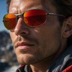 Ridgeline Polarized Sport Sunglasses - Red - sport sunglasses - Brondals - Image 3