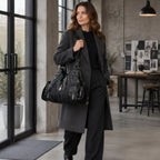 Rhiannon Boho Leather Handbag - Black - Accessories > Bags > Handbags - Brondals - Image 1
