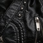 Rhiannon Boho Leather Handbag - Black - shoulder bag - Brondals - Image 4