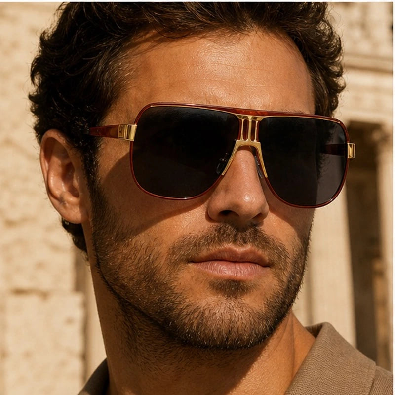 Rhodes Polarized Shades - Red Black - polarized sunglasses - Brondals - Image 3