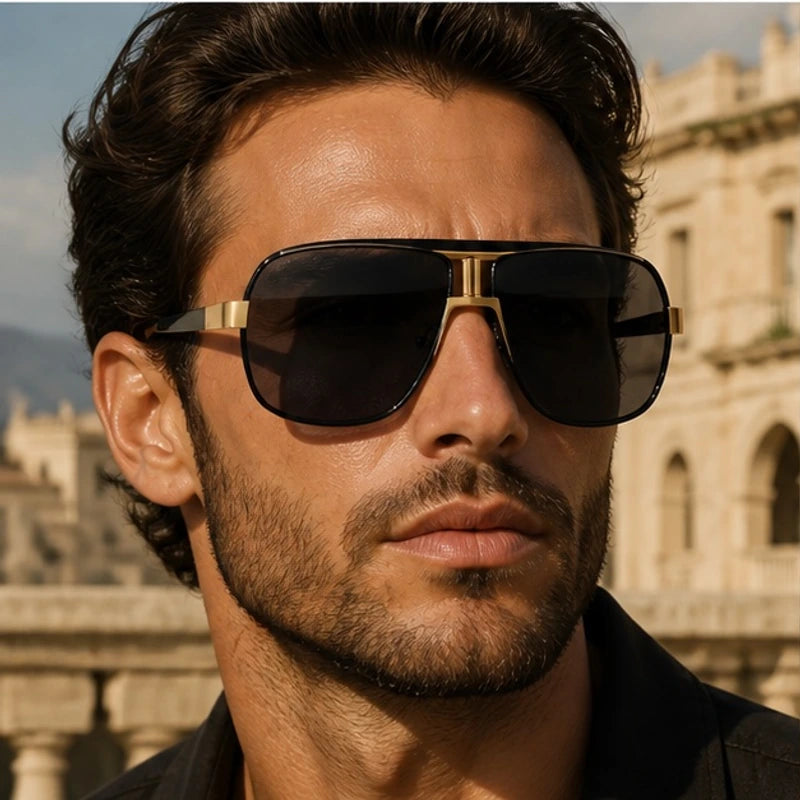 Rhodes Polarized Shades - Black Gold - polarized sunglasses - Brondals - Image 3