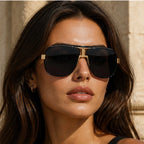Rhodes Polarized Shades - Black Gold - geometric frame - Brondals - Image 4