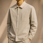 Ridley Structured Jacket - Beige - Clothing > Outerwear > Structured Collared Button-Front Jacket - Brondals - Image 2