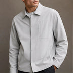 Ridley Structured Jacket - Off-White - Clothing > Outerwear > Structured Collared Button-Front Jacket - Brondals - Image 2