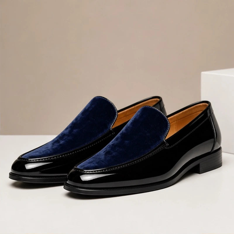 Rutherford Leather Loafers - Navy - mens shoes - Brondals - Image 2