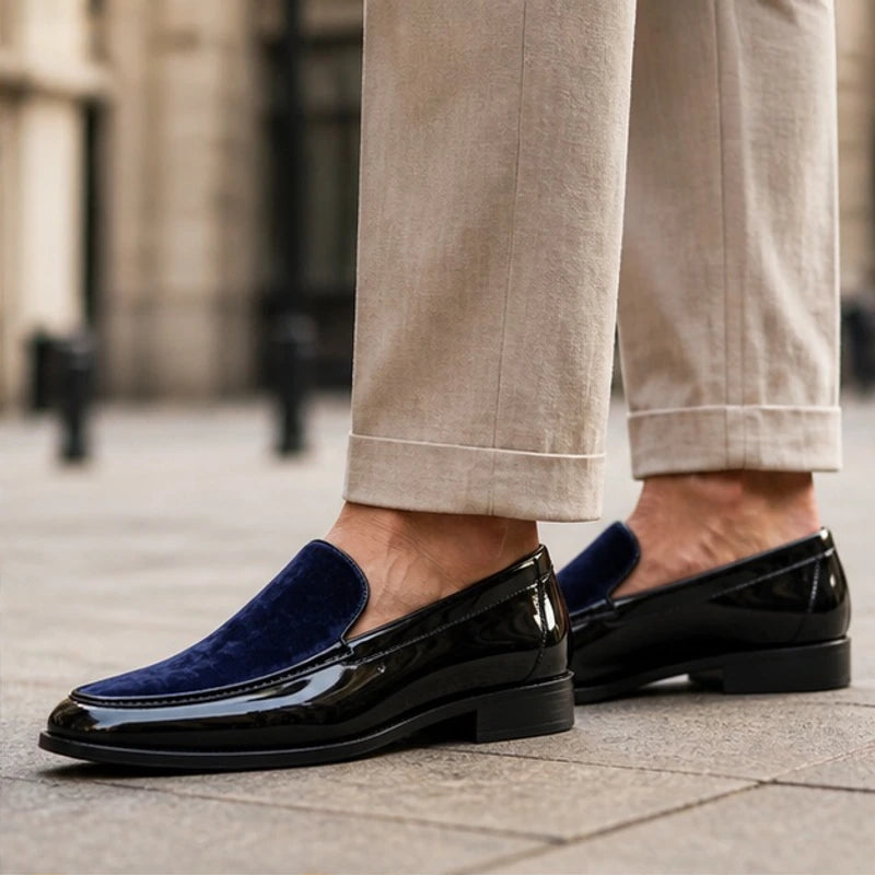 Rutherford Leather Loafers - Navy - Shoes - Brondals - Image 3