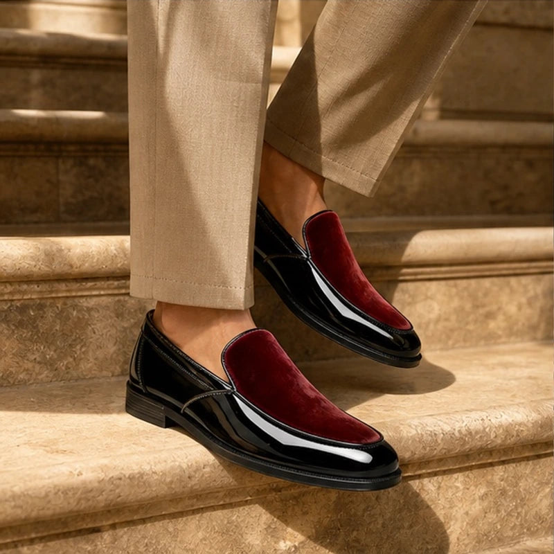 Rutherford Leather Loafers - Red - Shoes - Brondals - Image 3