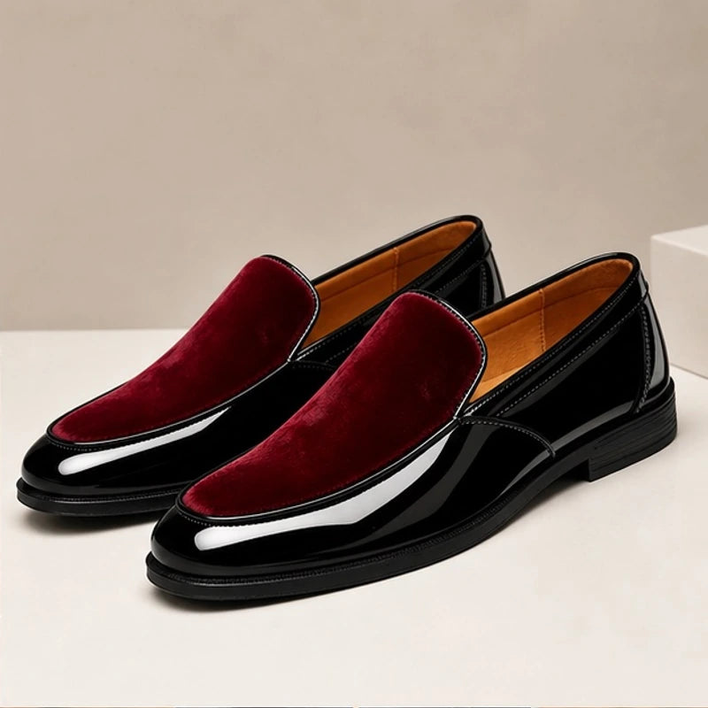 Rutherford Leather Loafers - Red - mens shoes - Brondals - Image 2