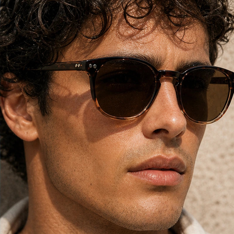 San Marino Sunglasses - Havana - oval sunglasses - Brondals - Image 3