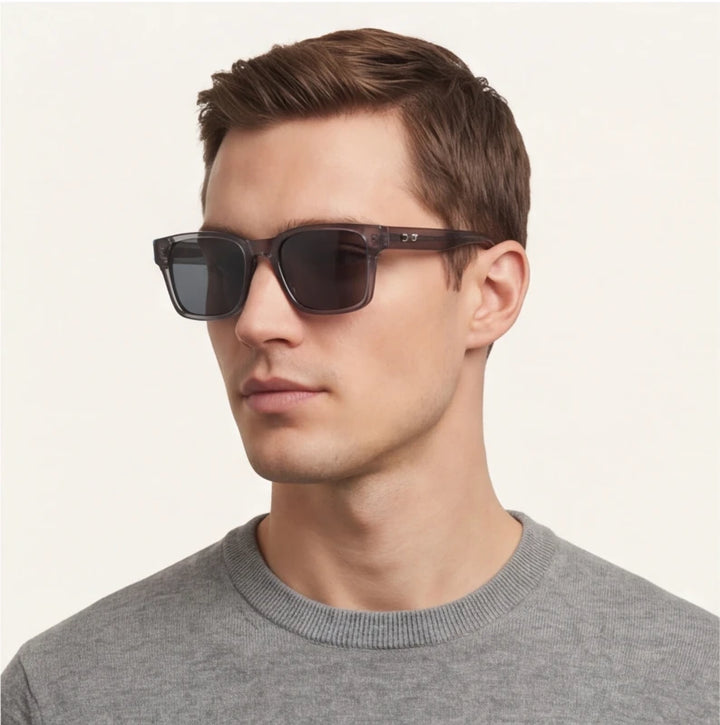 Havana Shift Polarized Sunglasses - Ember Charcoal - vintage style - Brondals - Image 8