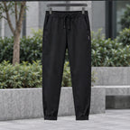 Saxon Men's Cuffed Tapered Jogger Pants - Black - male - Brondals - Image 3