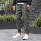 Saxon Men's Cuffed Tapered Jogger Pants - Olive - Men's Clothing > Pants > Jogger Pants - Brondals - Image 1