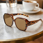Auburn Catwalk Square Sunglasses - Tortoise - polarized sunglasses - Brondals - Image 4