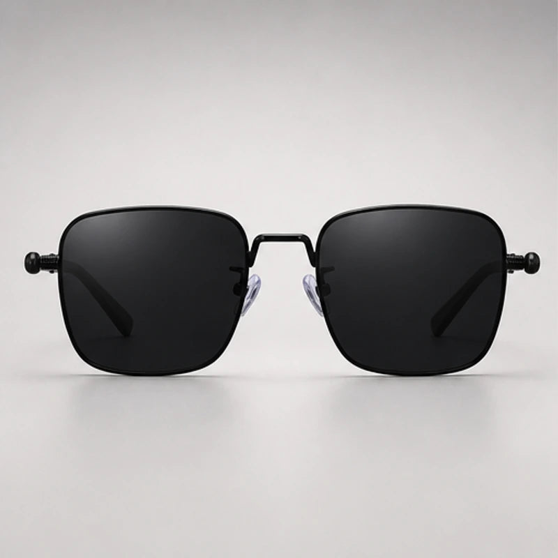 Sterling Edge Square Sunglasses - Black - Sunglasses - Brondals - Image 1