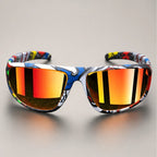 Trailcrest Performance Polarized Sunglasses - Graffiti Red - Sunglasses - Brondals - Image 1