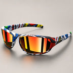 Trailcrest Performance Polarized Sunglasses - Graffiti Red - sunglasses - Brondals - Image 2