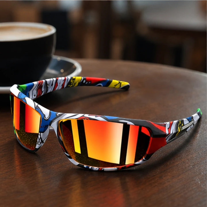 Trailcrest Performance Polarized Sunglasses - Graffiti Red - performance sunglasses - Brondals - Image 4
