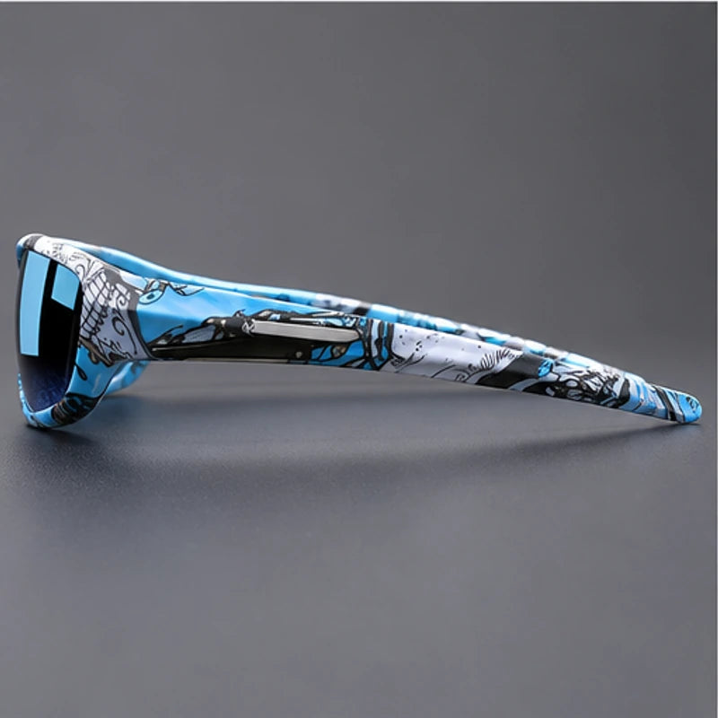 Trailcrest Performance Polarized Sunglasses - Comic Blue - polarized sunglasses - Brondals - Image 3