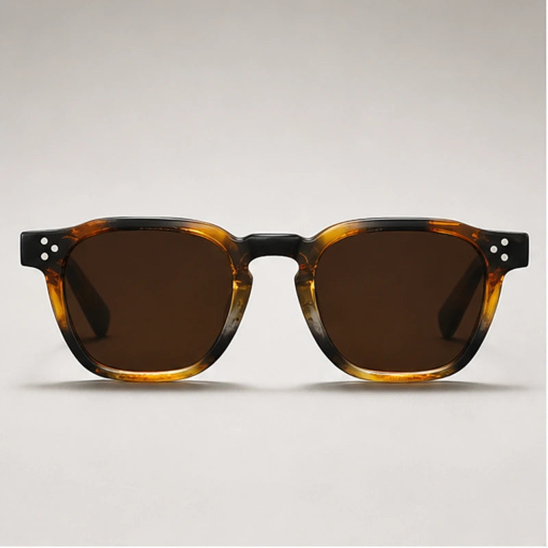 Mercer Rivet Square Sunglasses - Tortoise - Sunglasses - Brondals - Image 1