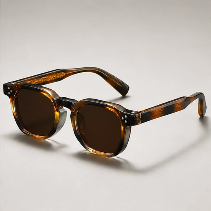 Mercer Rivet Square Sunglasses - Tortoise - square sunglasses - Brondals - Image 2