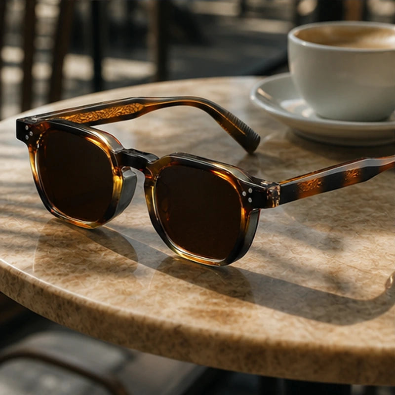 Mercer Rivet Square Sunglasses - Tortoise - uv protection - Brondals - Image 4