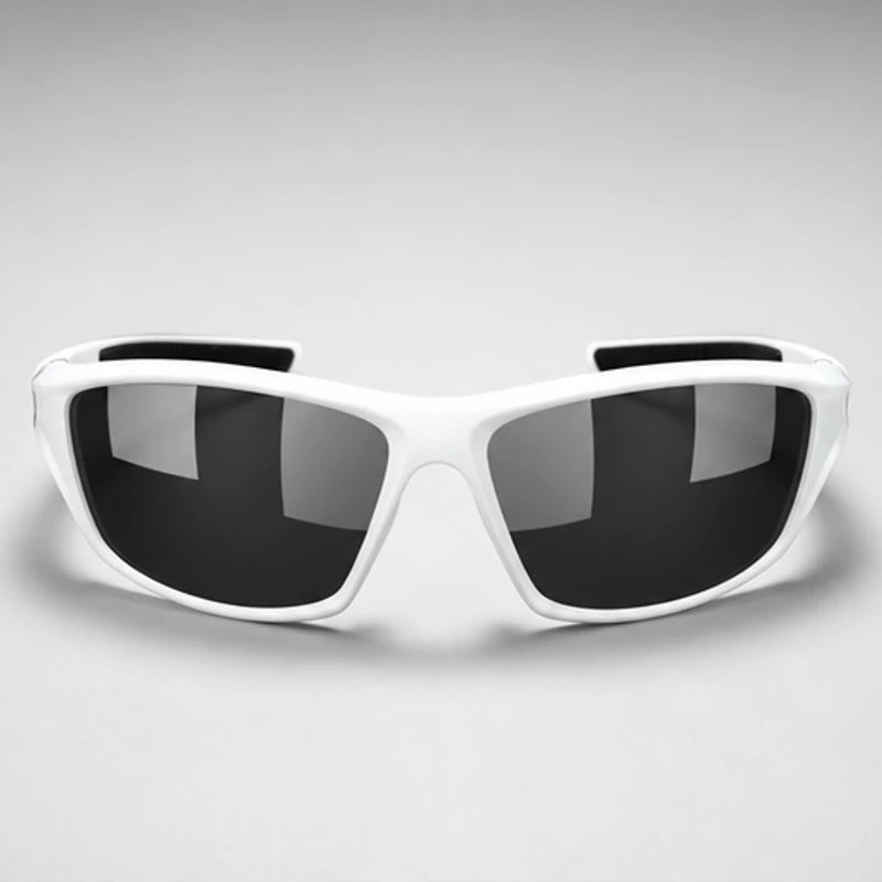 AeroRidge Sport Wrap Sunglasses - White - Sunglasses - Brondals - Image 1