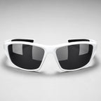 AeroRidge Sport Wrap Sunglasses - White - Sunglasses - Brondals - Image 1