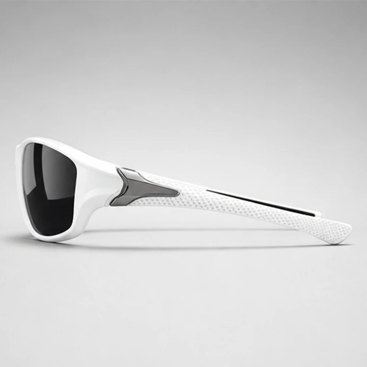 AeroRidge Sport Wrap Sunglasses - White - wrap sunglasses - Brondals - Image 3