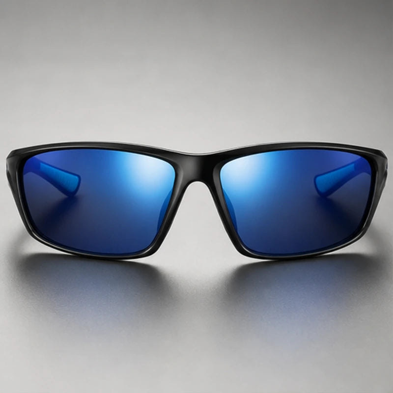 AeroRidge Sport Wrap Sunglasses - Blue - Sunglasses - Brondals - Image 1
